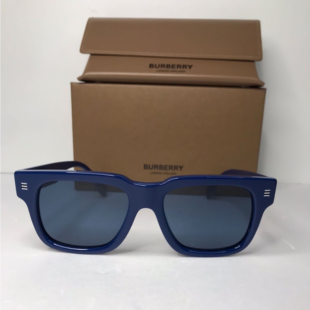 Authentic Burberry Dark Blue Square Men's Sunglasses BE4394 405880 54 - Picture 3 of 15